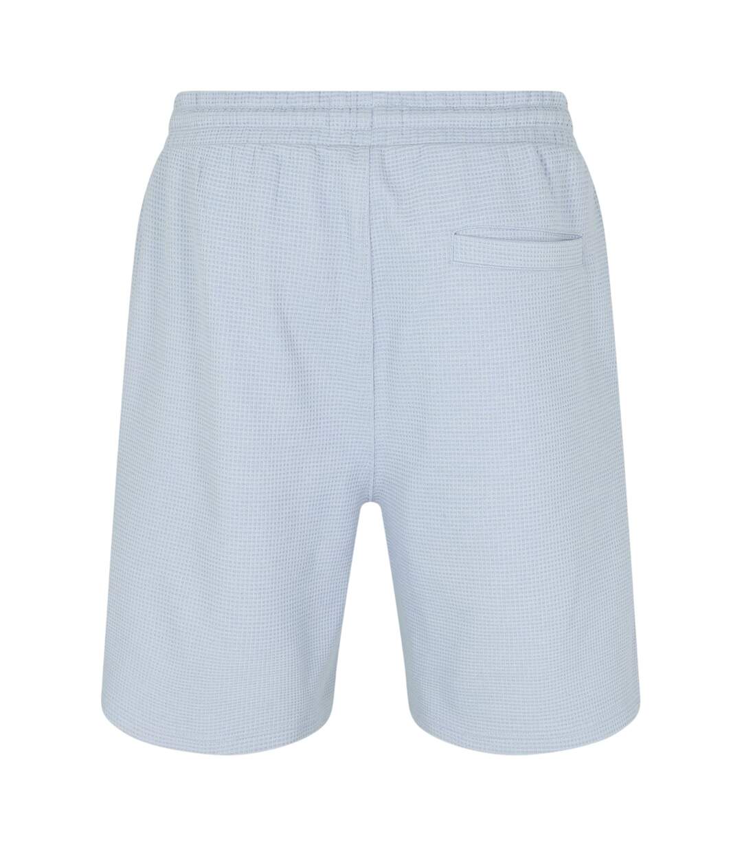 Short De Jogging Motif/style Quadrillage Homme Bleu Firetrap-2