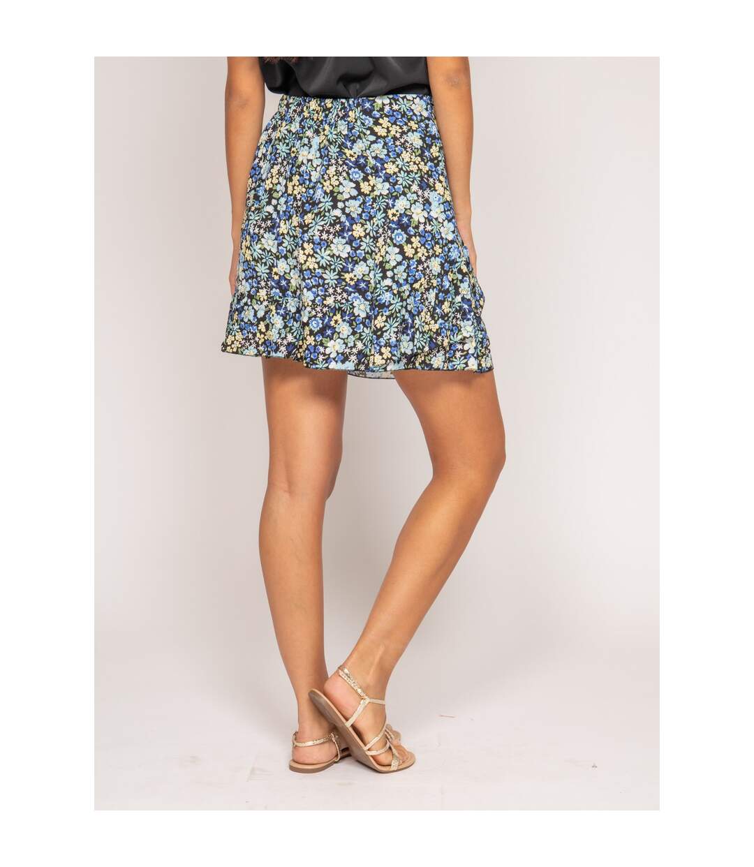 Jupe courte motifs XOKAO - Dona X Lisa-2