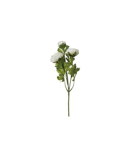 Fleur Artificielle Renoncule 60cm Blanc