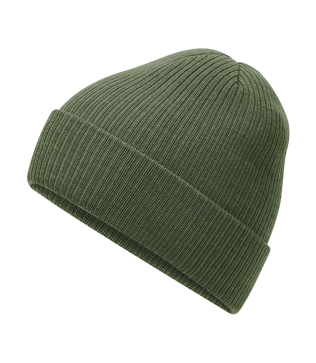 Bonnet Adulte Vert Olive Beechfield-3