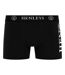 Boxers Kelmack2 Homme Bleu Noir Pourpre Gris Bleu Marine Henleys-4