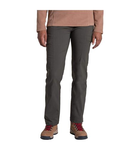Pantalon Uni À Poches Et Taille Mi-haute Kiwi Pro Femme Kaki Craghoppers