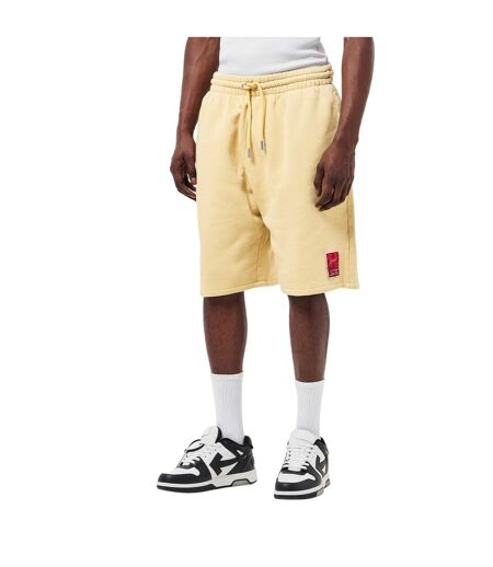 Short De Jogging Adulte Beige Rouge Off White