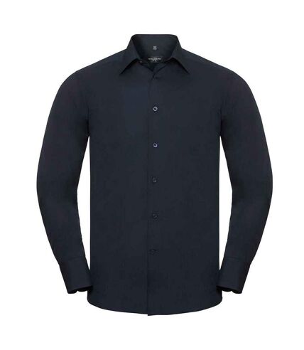 Chemise homme bleu marine Russell Collection Russell Collection