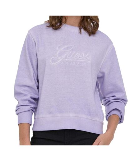 Sweat Violet Femme Guess Valerya - L