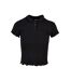 Polo Femme Noir Urban Classics-1