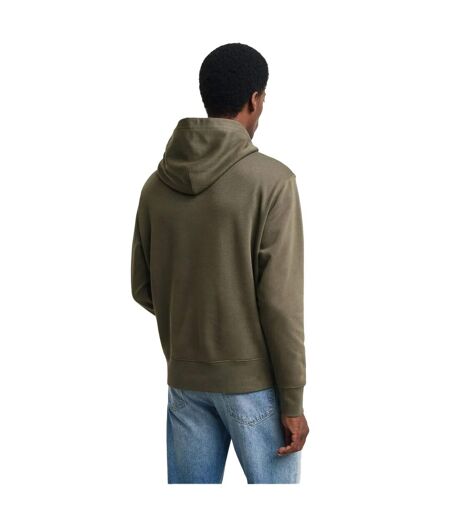 Sweat À Capuche Archive Shield Homme Vert Gant
