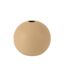 Vase Design Boule Céramique 18cm Beige