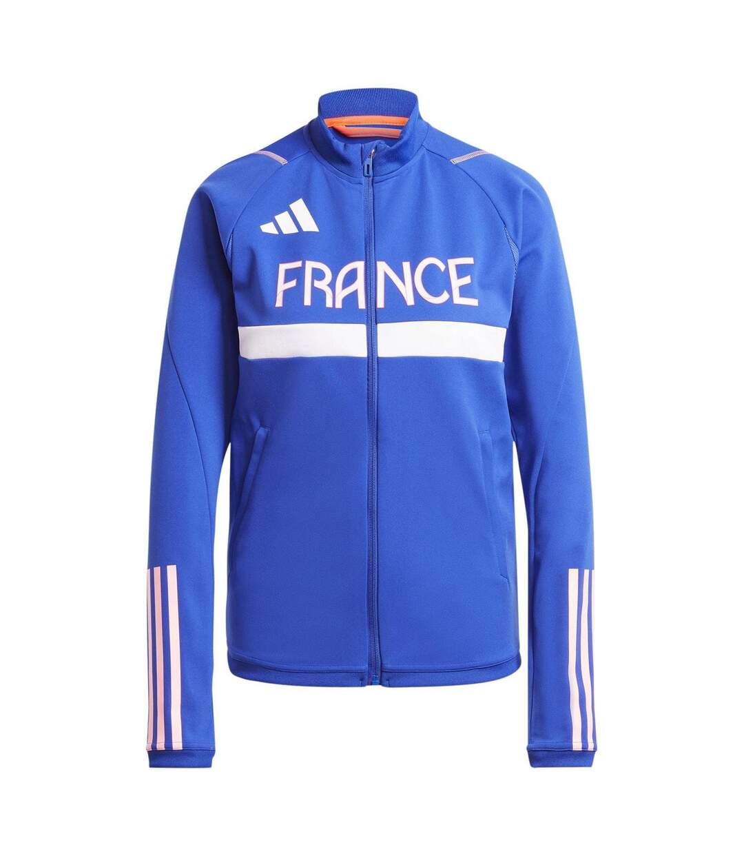 Veste De Survêtement Motif/style France Femme Bleu Vif Adidas-2