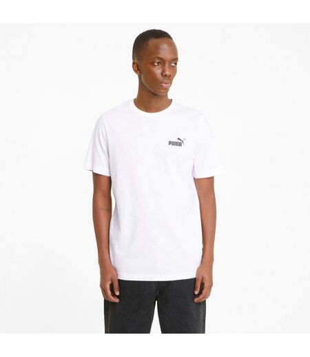 Mens ess logo t-shirt white Puma