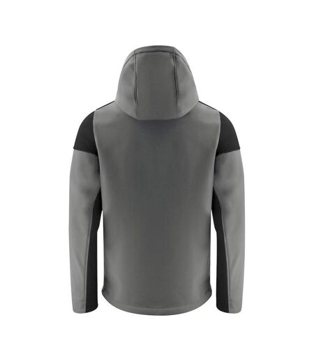 Mens Prime Soft Shell Jacket Anthracite Black Printer