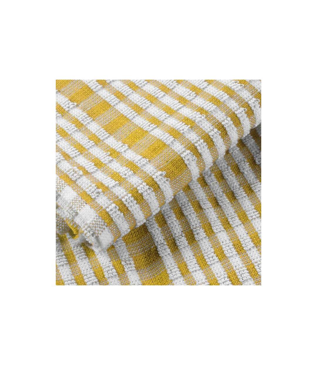 Lot de 2 Torchons de Cuisine Mineo 50x70cm Jaune-2