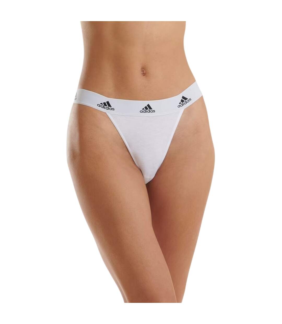 Womens/ladies Active Briefs White Adidas-3