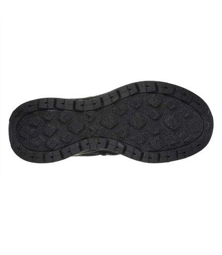 Womens/ladies Lunatrail Logo Trainers Black Skechers
