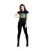 Disney T-shirt en coton Zootropolis City Femme/Femme (Noir) - UTBI45143-4