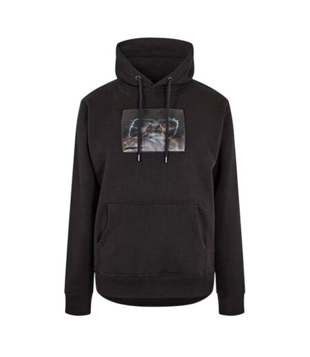 Mens Lenticular Hoodie Black Criminal Damage