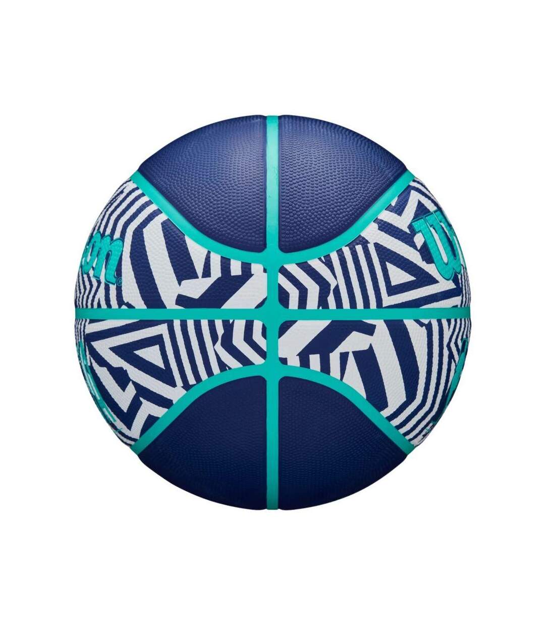 Ballon De Basket Motif/style Géométrie Éblouissante Nba Drv Plus Taille 7 Bleu Marine Bleu Wilson-2