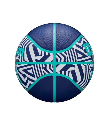 Ballon De Basket Motif/style Géométrie Éblouissante Nba Drv Plus Taille 7 Bleu Marine Bleu Wilson