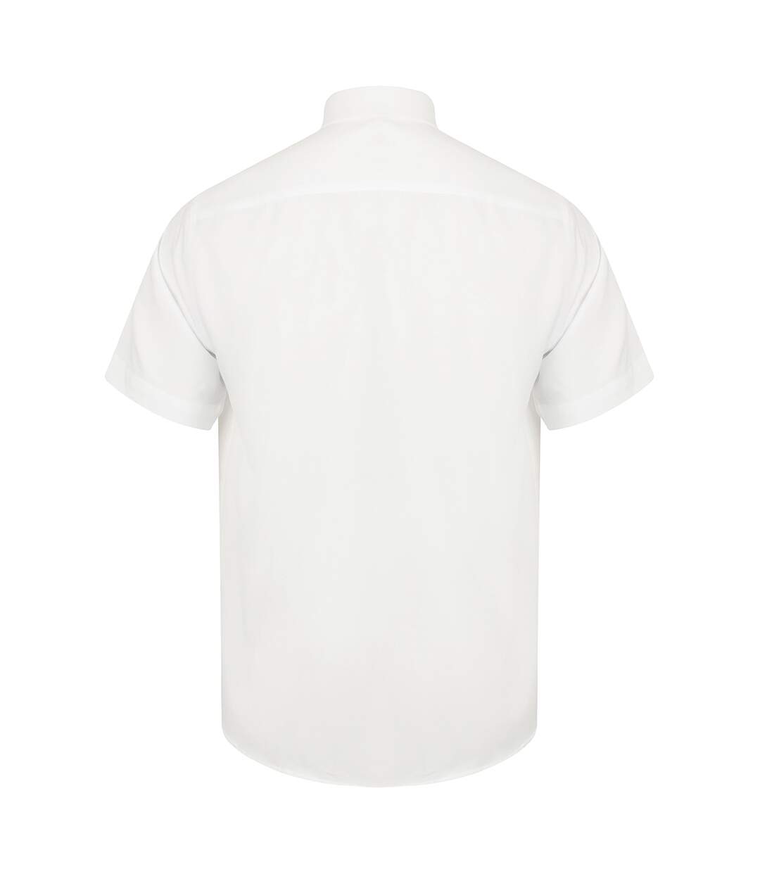 Chemise de travail antibactérienne à manches courtes homme blanc Henbury-2