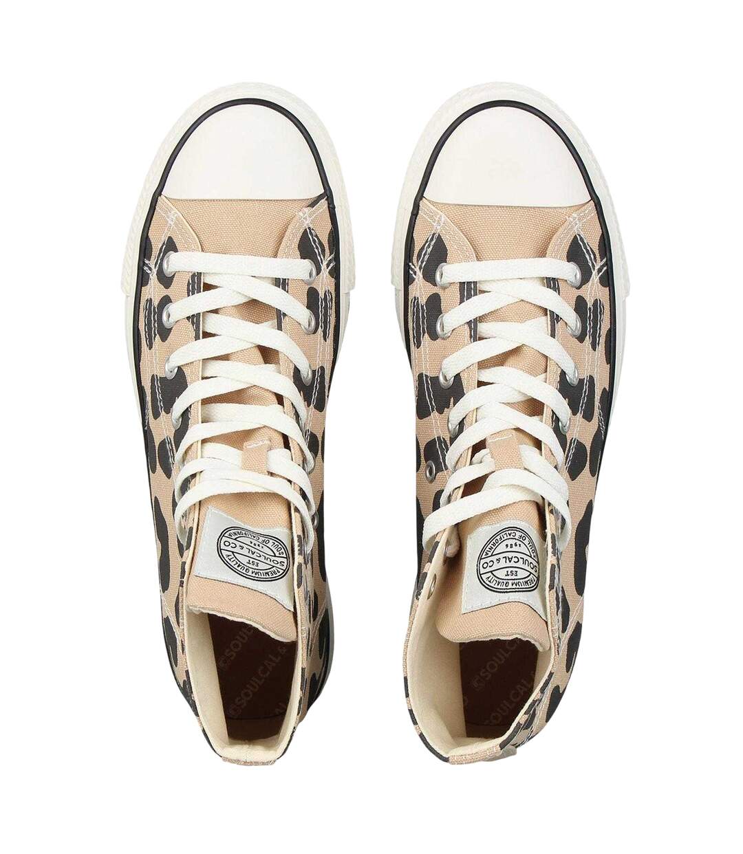 Baskets Motif/style Imprimé Léopard Femme Marron SoulCal-3