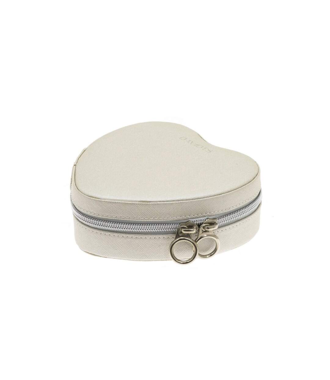 Davidts - Coffret à bijoux coeur Zip'n go - beige - 7617-1