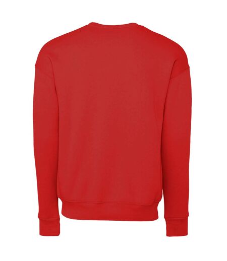 Sweatshirt Unisexe Rouge Bella + Canvas