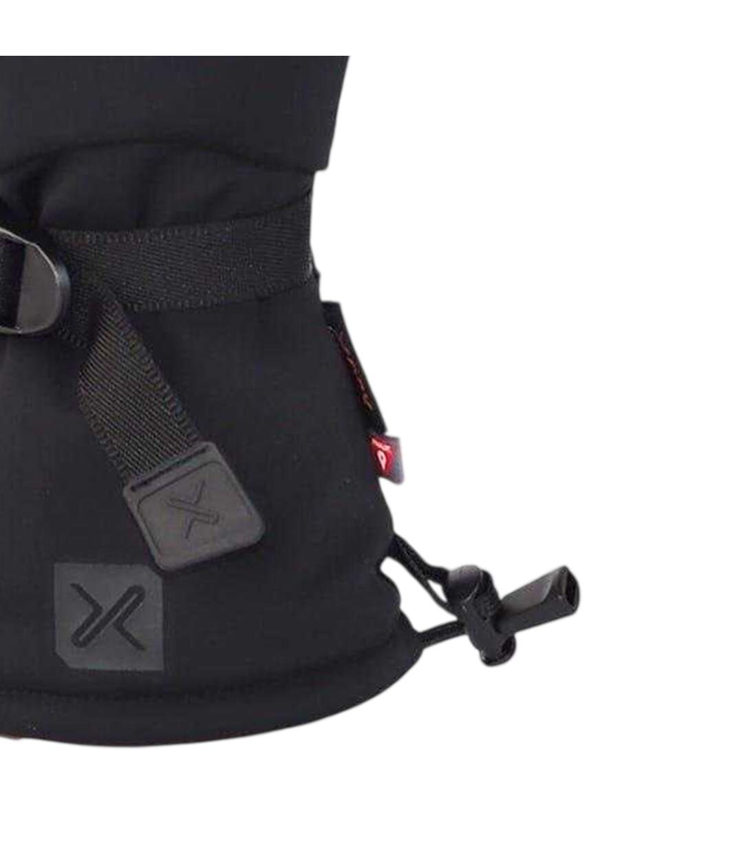 Mens Finse Leather Ski Mittens Black Extremities-3