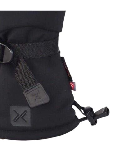 Mens Finse Leather Ski Mittens Black Extremities