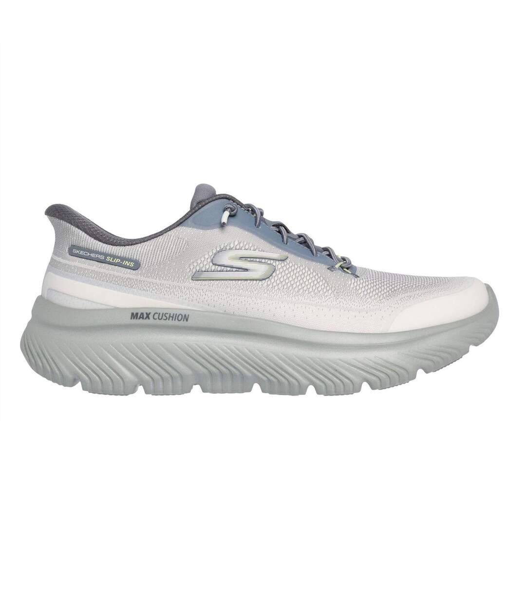 Baskets Walk Max Homme Anthracite Vert Clair Skechers-1