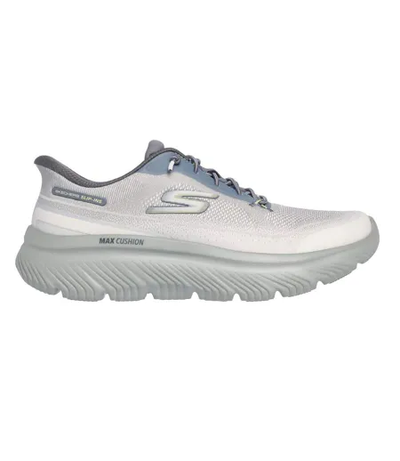 Baskets Walk Max Homme Anthracite Vert Clair Skechers