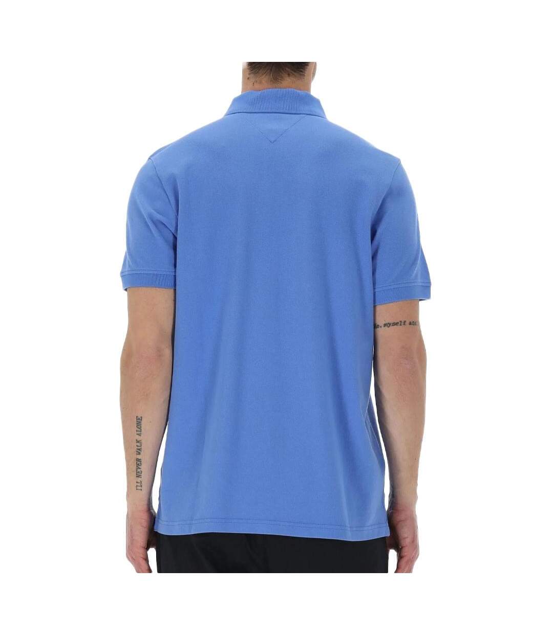 Polo bleu moyen homme tommy hilfiger regular-2