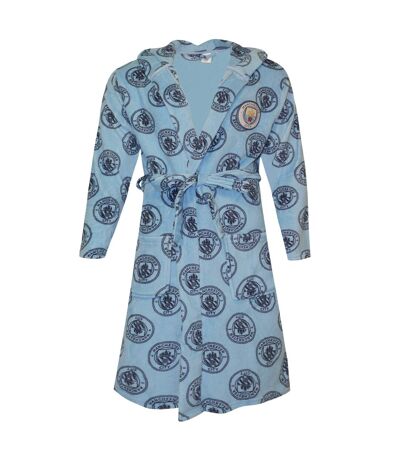Manchester City FC Peignoir pour hommes avec logo (Bleu ciel) - UTUT1262