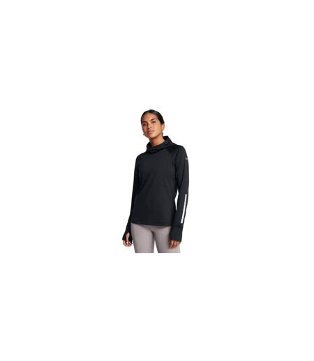 Sweat À Capuche Avec Cordons Course À Pied Femme Noir Under Armour