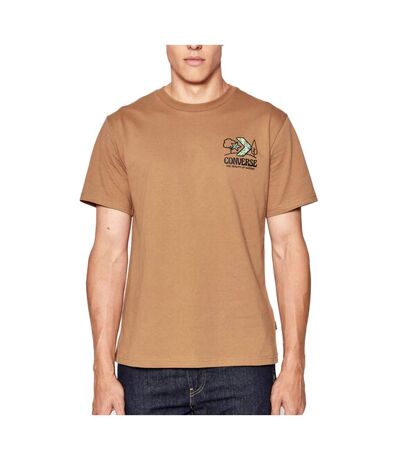 T-shirt Marron Homme Converse Landscape - L