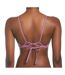 Haut de maillot de bain violet femme nike lace up - l-2