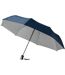 Bullet 21.5in Alex 3-Section Auto Open And Close Umbrella (Navy/Silver) (One Size)