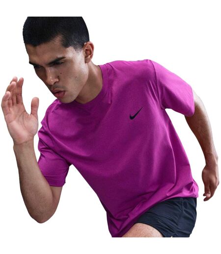 T-shirt Manches Courtes Motif/style Swoosh Hyverse Homme Violet Vif Nike