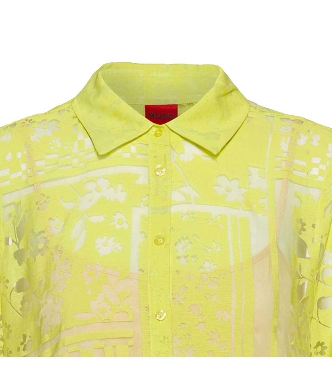 Blouse Erisia Femme Jaune Hugo-2