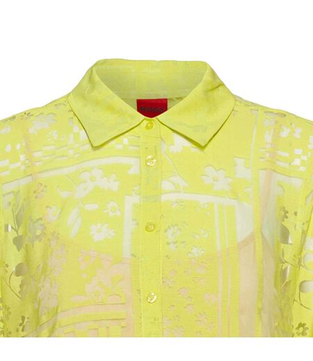 Blouse Erisia Femme Jaune Hugo
