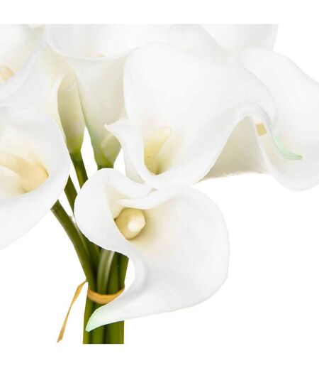 Bouquet de Fleurs 8 Arômes 36cm Blanc