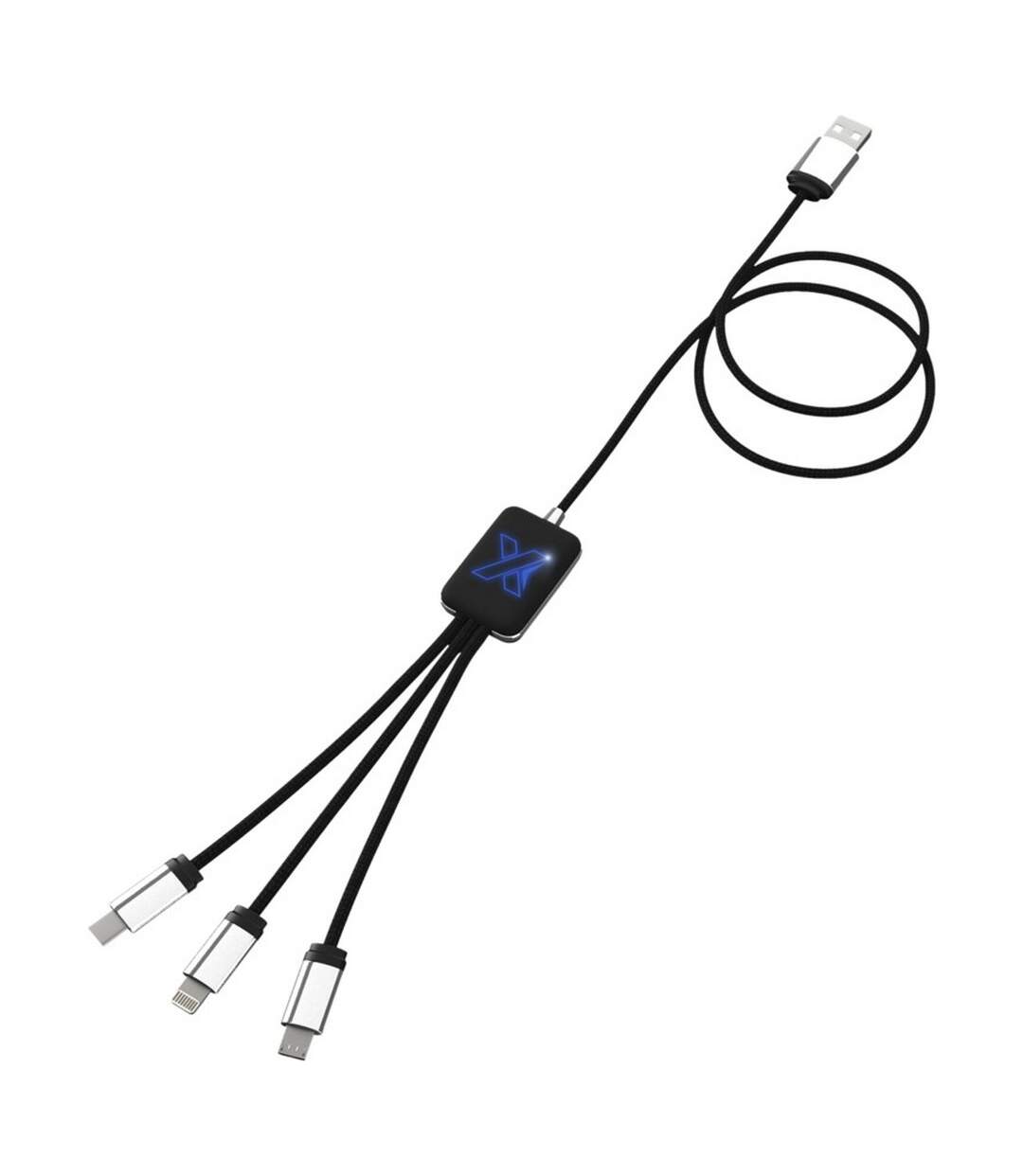 Chargeur usb c17 taille unique noir / bleu SCX Design-1