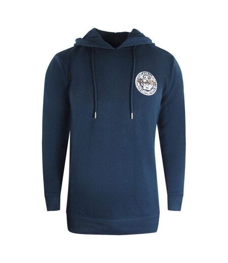 Sweat À Capuche Motif Logo Dans Cercle Homme Bleu Marine Cavalli Class