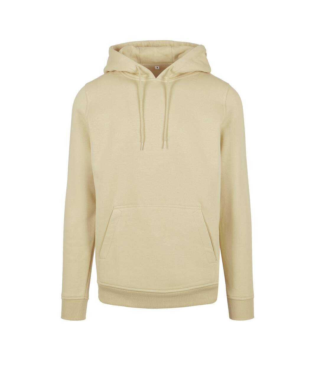 Sweat à capuche homme jaune pâle Build Your Brand-1