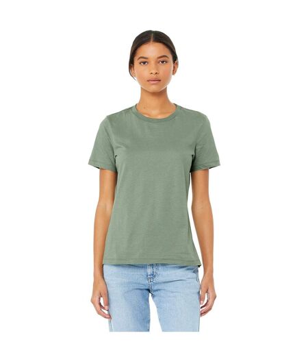 T-shirt femme vert de gris Bella + Canvas Bella + Canvas