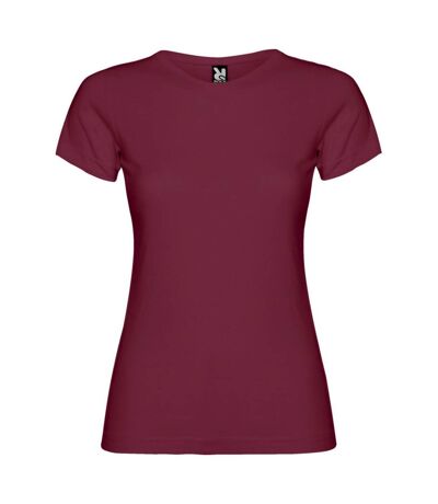 Roly Womens/Ladies Jamaica Short-Sleeved T-Shirt (Garnet) - UTPF4312