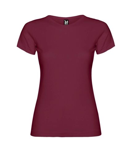 Roly Womens/Ladies Jamaica Short-Sleeved T-Shirt (Garnet)
