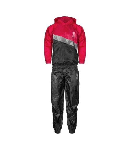 Ensemble De Survêtement Sauna Homme Noir Rouge Masters