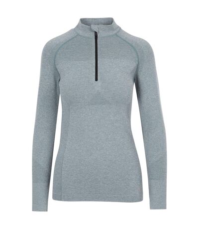 Womens/ladies pelina half zip long-sleeved active top teal mist Trespass