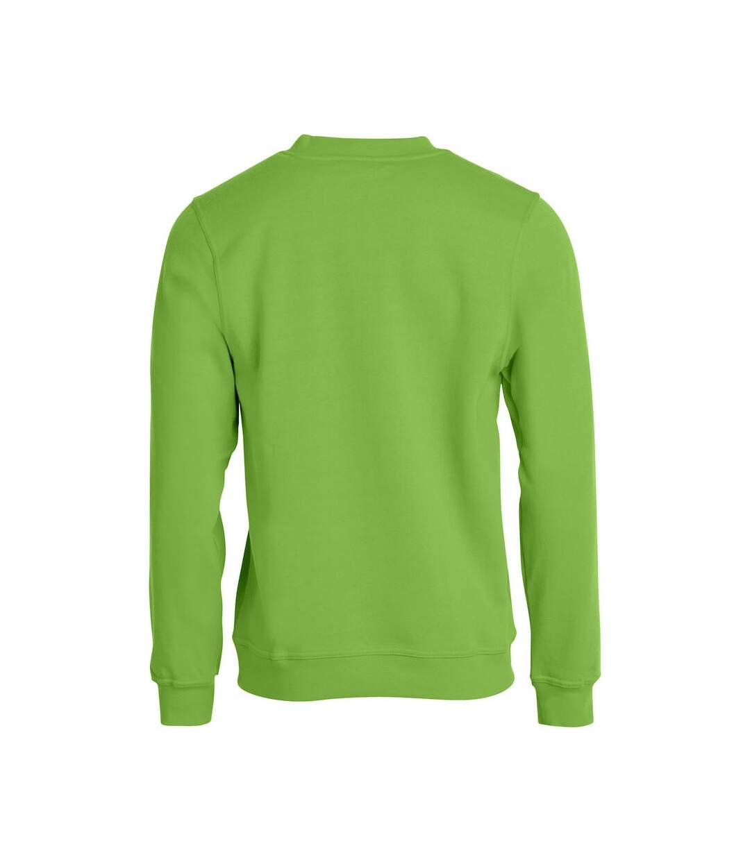 Unisex adult basic round neck sweatshirt light green Clique-2