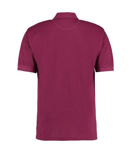 Polo À Manches Courtes Homme Bordeaux Kustom Kit